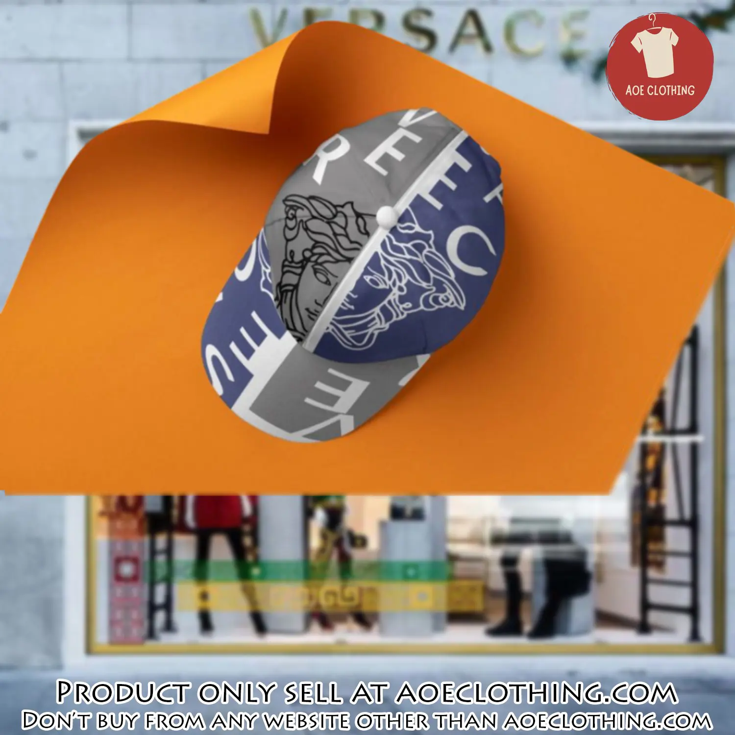 Versace luxury cap print 3d trending cap ctc1135 aoe1012240